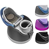 Replacement Cap for Owala Freesip，One Button Top Lid Compatible with Owala Water Bottles 16oz 24oz 32oz 40oz, BPA-Free, Leakp