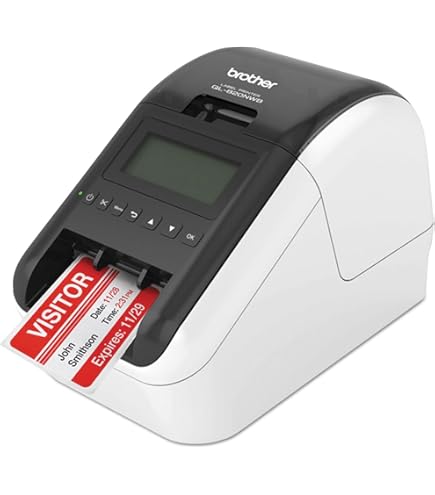 BETCKEY - 6 Rolls DK-11202 Labels With ONLY 1 Reusable Label Holders