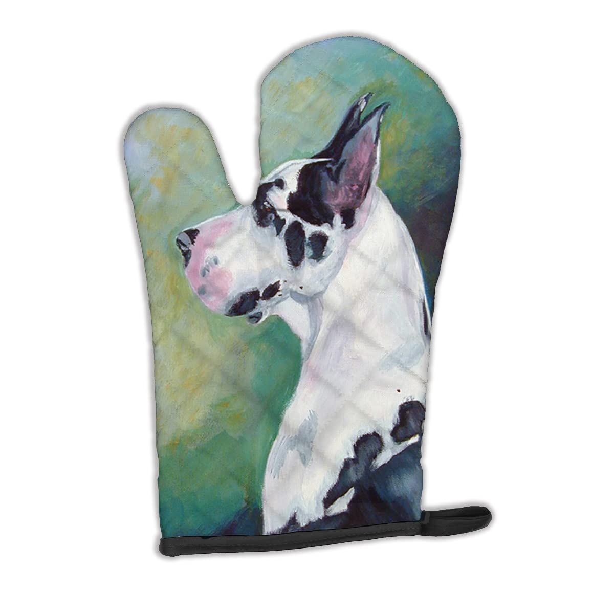 Caroline's Treasures Harlequin Dane Oven Mitt 7278OVMT, Fabric, Multicolor