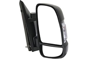 LONGLING Passenger Right Side Mirror Replacement Power Door Mirror Single Light fit Ram Promaster 1500, 2500, 3500, New Six, Work Van