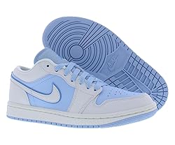 Nike Jordan 1 Low Women Sail/DK Powder Blue-Ice