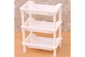 Mingzhe Bathroom Standing Shelf Storage Rack for Bathroom Kitchen Home Supplies (Square)