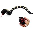 Tipmant RC Snake IR Remote Control Cobra Electric Fake Realistic Animal Crawling Vehicle Scary Trick Kids Halloween Christmas Prank Toys Birthday Gifts (Grey)