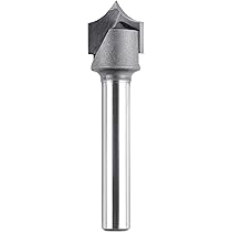 4pcs Point Cutting Roundover Router Bit Set,1/4" Shank