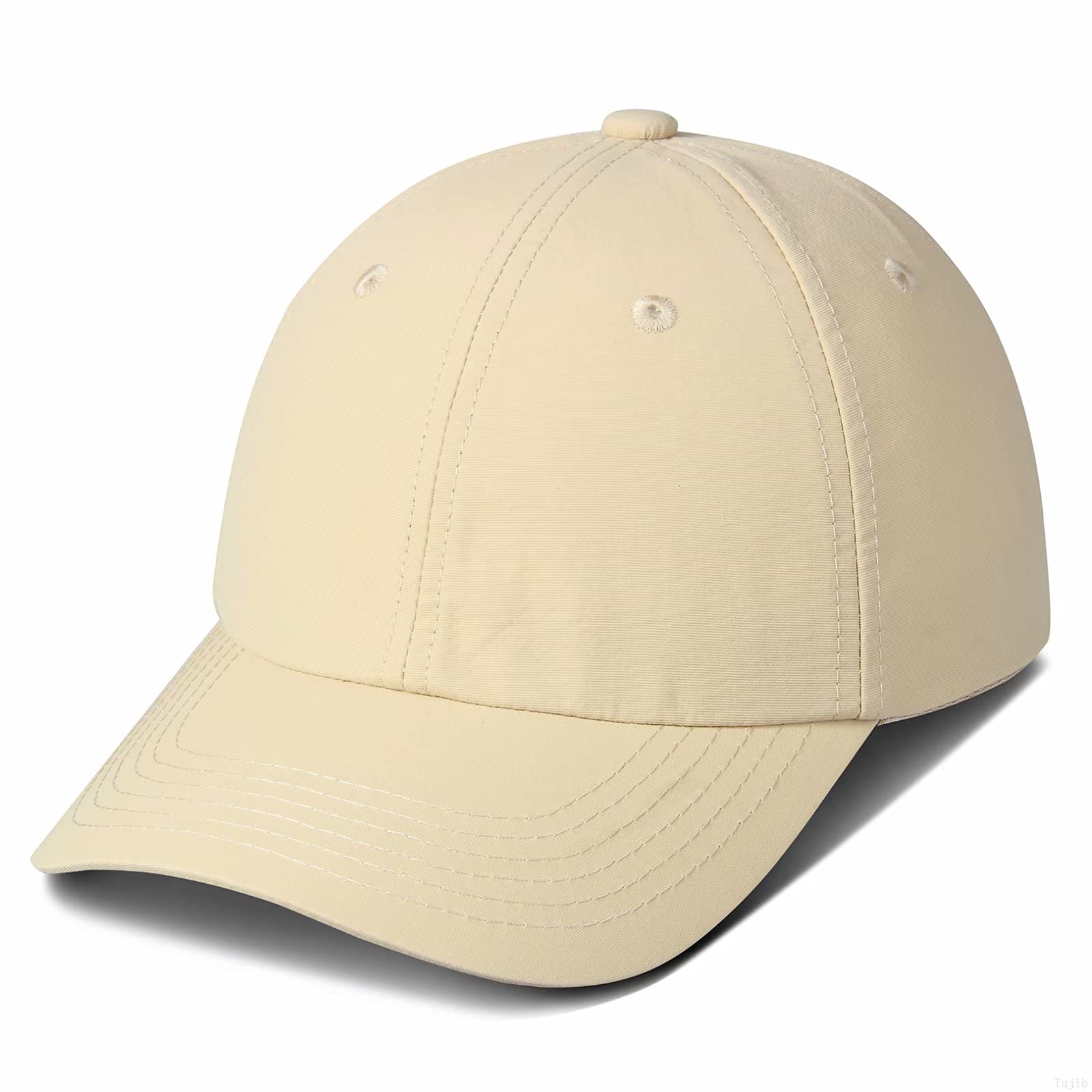 Quick Dry hat Summer Polo Baseball Cap Mens Outdoor Running Run Sports Sport Hats Cool UV Sun Caps Light Breathable Travel Golf Unstructured Trucker Hat for Men Women Child Small Head Khaki