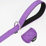 Taglory Dog Lead Reflective Double Sided 2 cm x 120 cm Purple view 6
