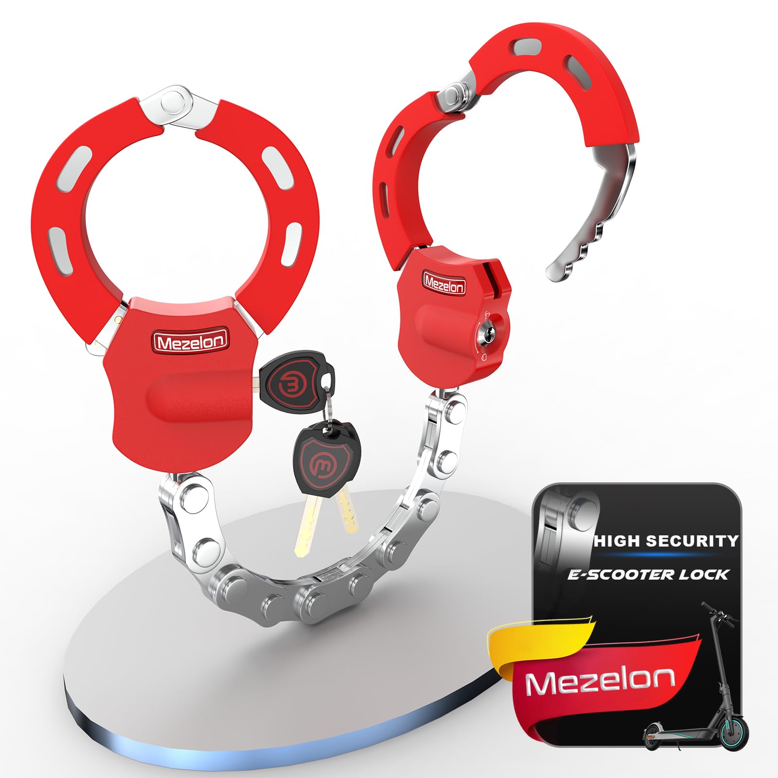 E Scooter & Bicycle High Security Heavy Duty Locks for E Scooter/Bicycle/E-Bike/Motorcycle