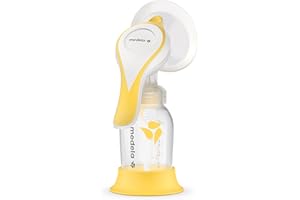 Medela Harmony Manual Breast Pump, Compact Swiss Design with PersonalFit Flex Shields and Medela's 2-Phase Expression Technology