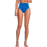 Lands' End Women's Seamed High Waisted Bikini Bottoms