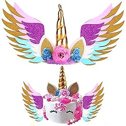 unicorn cake topper sparkly wing unicorn cupcake wrappers lemenstart unicorn themed party favors decorations for unicorn party baby shower wedding birthday decorations on galleon philippines