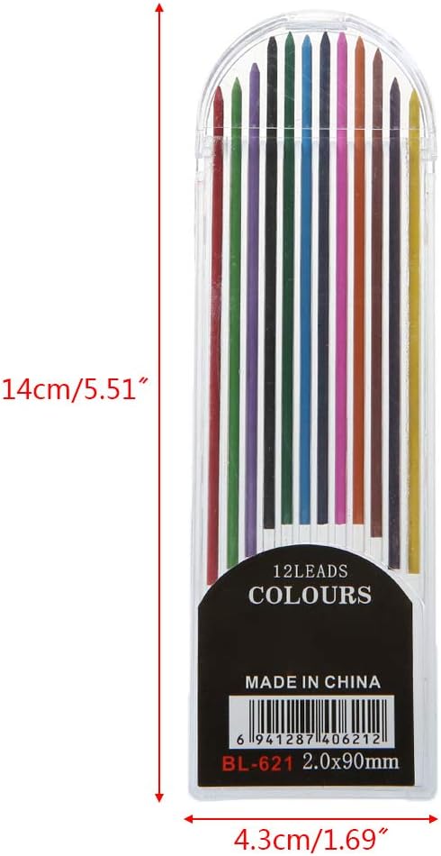 Mine 3h 2 Mm KOH-I-NOOR - Set Di Mine In Grafite Per Matita Meccanica