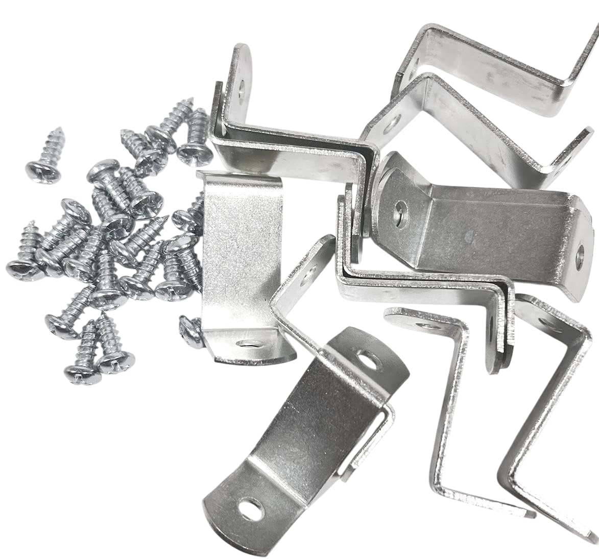 Photo 1 of 1" Canvas Offset Clips Extra Heavy Duty with Screws 20 Pack