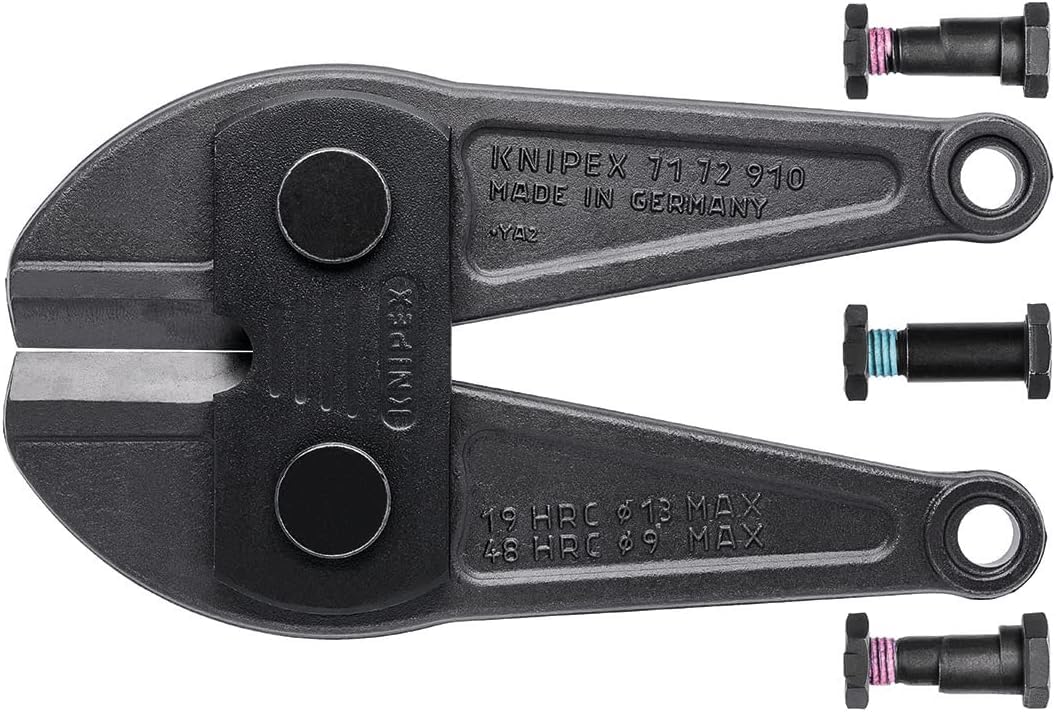 KNIPEX Spare Cutter Head for 71 72 910 Complete with Screws, 71 79 910
