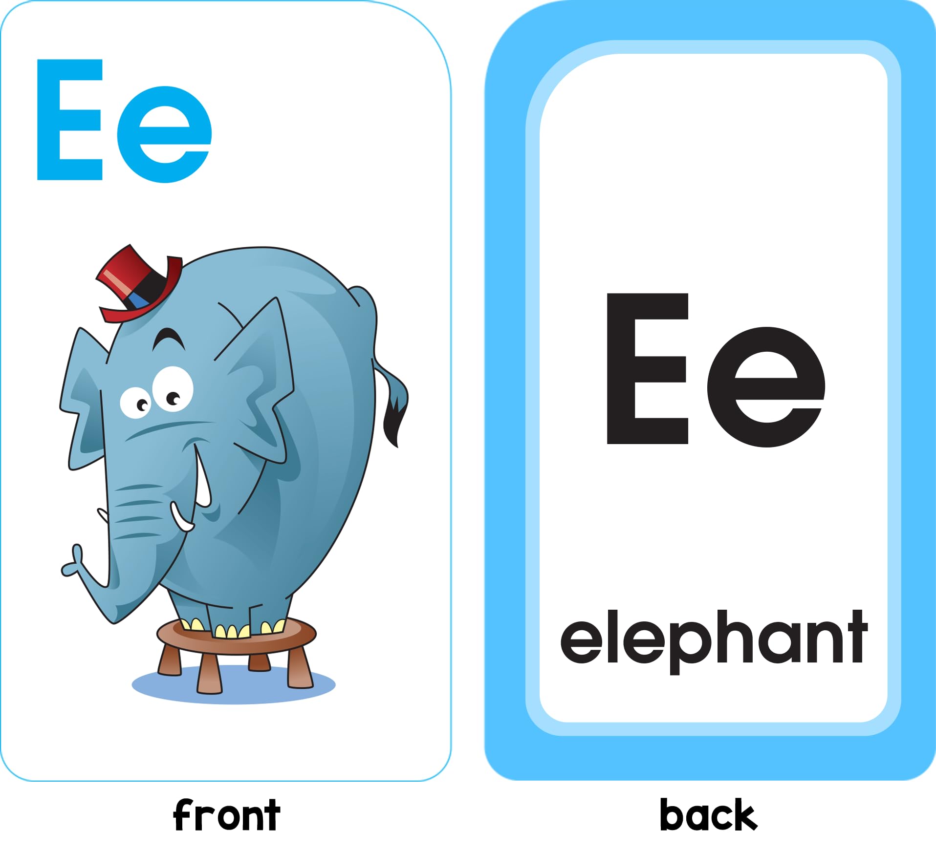 School Zone Alphabet Fun Flash Cards: 56 Cards, Preschool, Kindergarten, ABCs, Uppercase and Lowercase Letters, Spelling, Ages 4 to 6