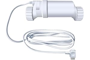 DICAVER Salt Cell Pool Chlorination System Fit for Hayward W3T-CELL-15 Salt Cell with 15-FT Cable up to 40,000 Gallons, T-CELL-15 Salt Cell Replacement for In-Ground Pools