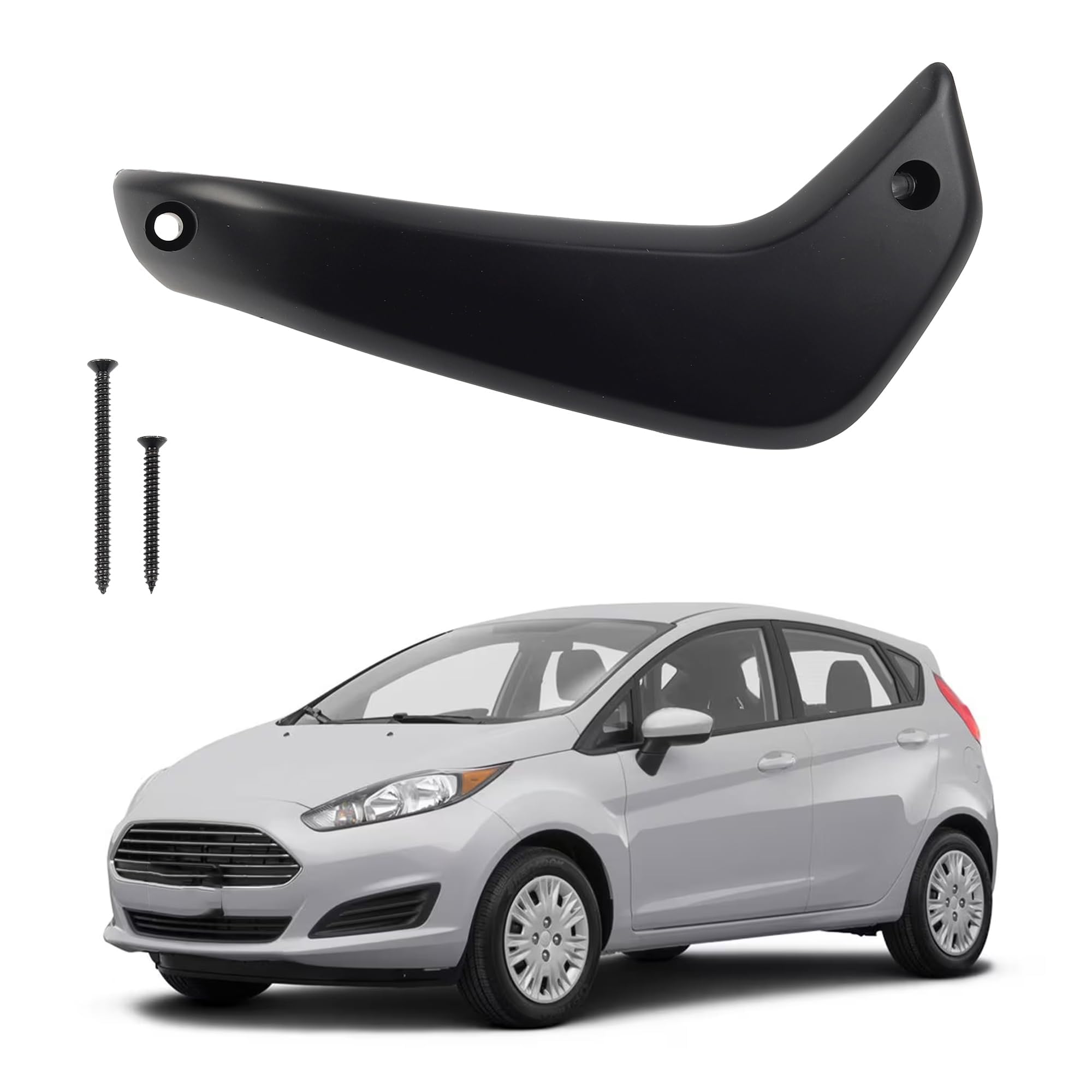 Photo 1 of Dasbecan Left Driver Side Inner Door Pull Handle Compatible with Ford Fiesta 2011-2020 Manual Window Replaces# D2BB-A23943-CA35B8 G2BZ-5823943-JA