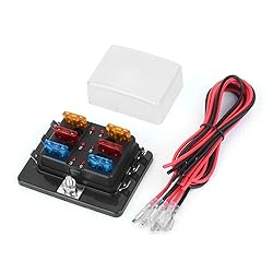 6 Way DC 12~32V Blade Fuse Box Holder Fuse Block
