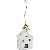 Mud Pie Light Up Church Ornament, Large, 4 1/2" x 2"