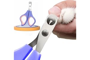 MetaProDAO Pet Nail Clippers for Small Animals - Best Cat Nail Clippers & Claw Trimmer for Home Grooming Kit - Professional Grooming Tool for Tiny Dog Cat Bunny Rabbit Bird Puppy Kitten Ferret