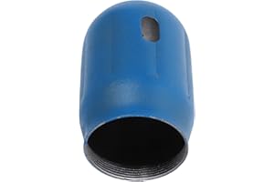 Amosfun Gas Cylinder Cap Oxygen Tank Safety Cover Blue Sealed Transport Valve Protector Industrial Cylinder