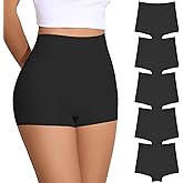 FallSweet No Show Boy Shorts Underwear for Women Seamless Panties Boxer Briefs Pack