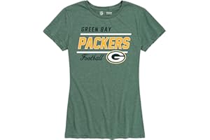 Team Fan Apparel NFL Gameday Women's Relaxed Fit T-Shirt - Rib Neck Contour - Tagless Short Sleeve Tee - Stay Cool & Stylish