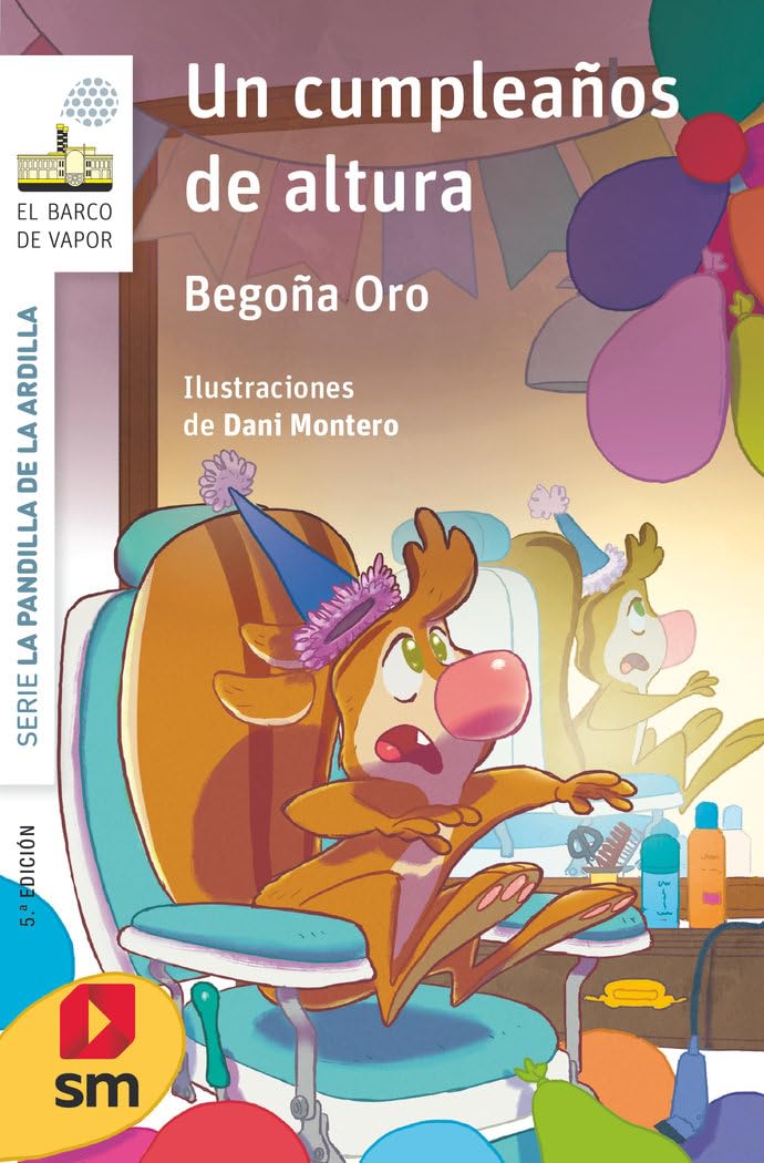 Portada de La pandilla de la ardilla 11. Un cumpleaños de altura (El Barco de Vapor Blanca)