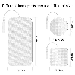 TENS Unit Replacement Pads, 20 Pcs Multiple Size