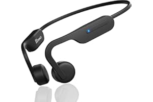 SOPOET Bone Conduction Headphones, Wireless Bluetooth Open-Ear Sports Headphones with Mic, Type-C Quick Charging Long Battery Life, Upgrade Waterproof Earphones for Running, Walking, Cycling, Workout, Gift