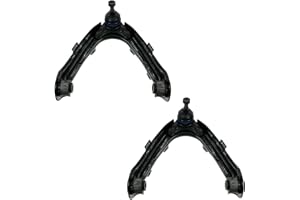 TRQ Front Left and Right Upper Control Arm with Ball Joint Set 2 Piece Compatible with 2004-2012 Chevrolet Colorado 2004-2012 GMC Canyon 2006 Isuzu i-280 2007-2008 i-290 2007-2008 i-370