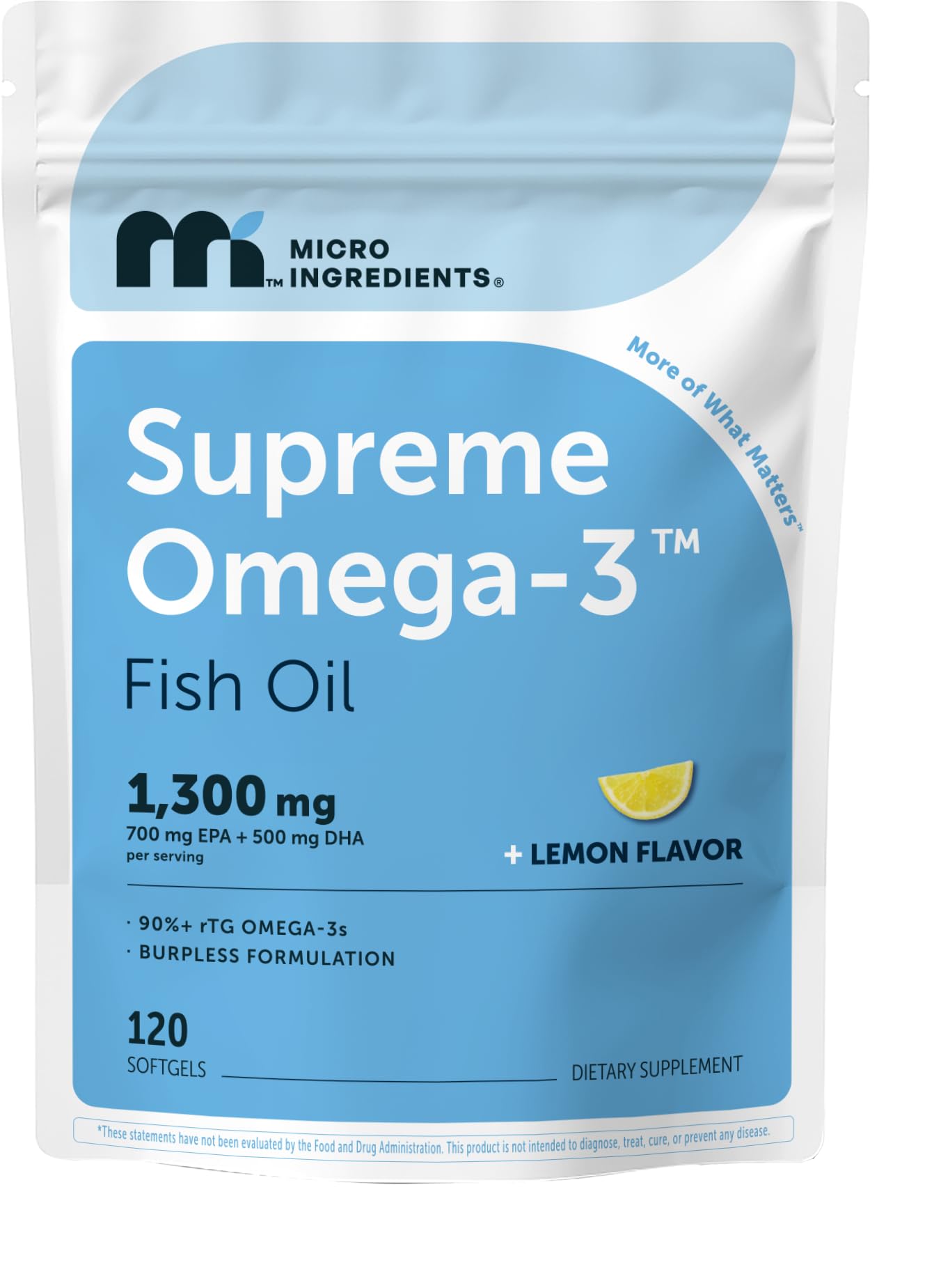 Supreme Omega-3 Fish Oil 1300 mg