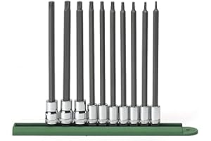 GEARWRENCH 10 Pc. 1/4" & 3/8" Drive Long Torx Bit Socket Set - 80588