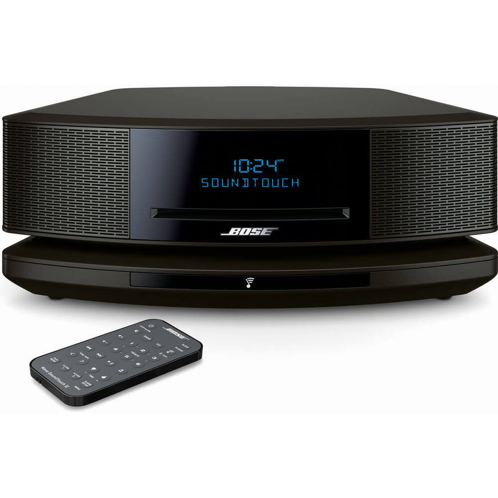 Bose 738031-1710 Wave SoundTouch Music System IV, Works with Alexa, Espresso Black
