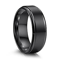 Jstyle Stainless Steel Wedding Rings for Men Women
