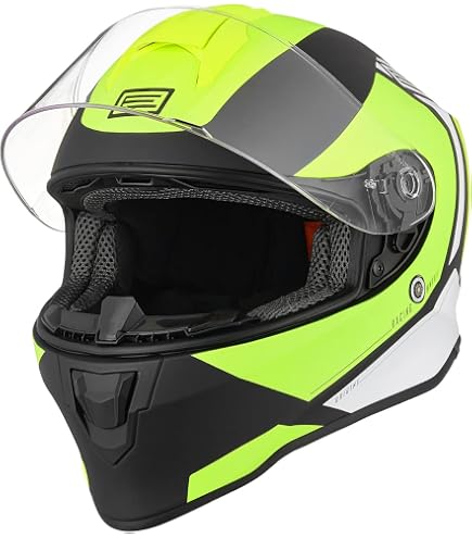 Amazon.com: VCAN VX Lightweight Full Face Motorcycle Street Bike Helmet  with Extra Tinted Visor DOT & ECE 22.05 Approved (Rebel Star, Medium) :  Automotive