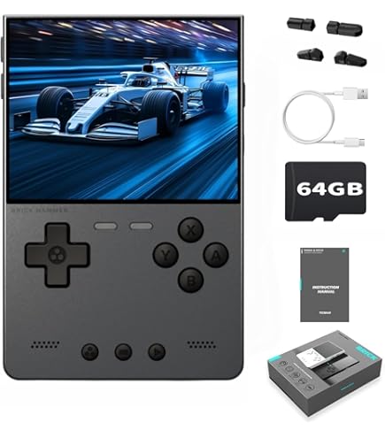 Consola Portátil Miyoo Mini Plus – Pantalla IPS 3.5 Pulgadas, 128GB, WiFi Para Batallas, Código Abierto, Retro, Recargable, 3000mAh