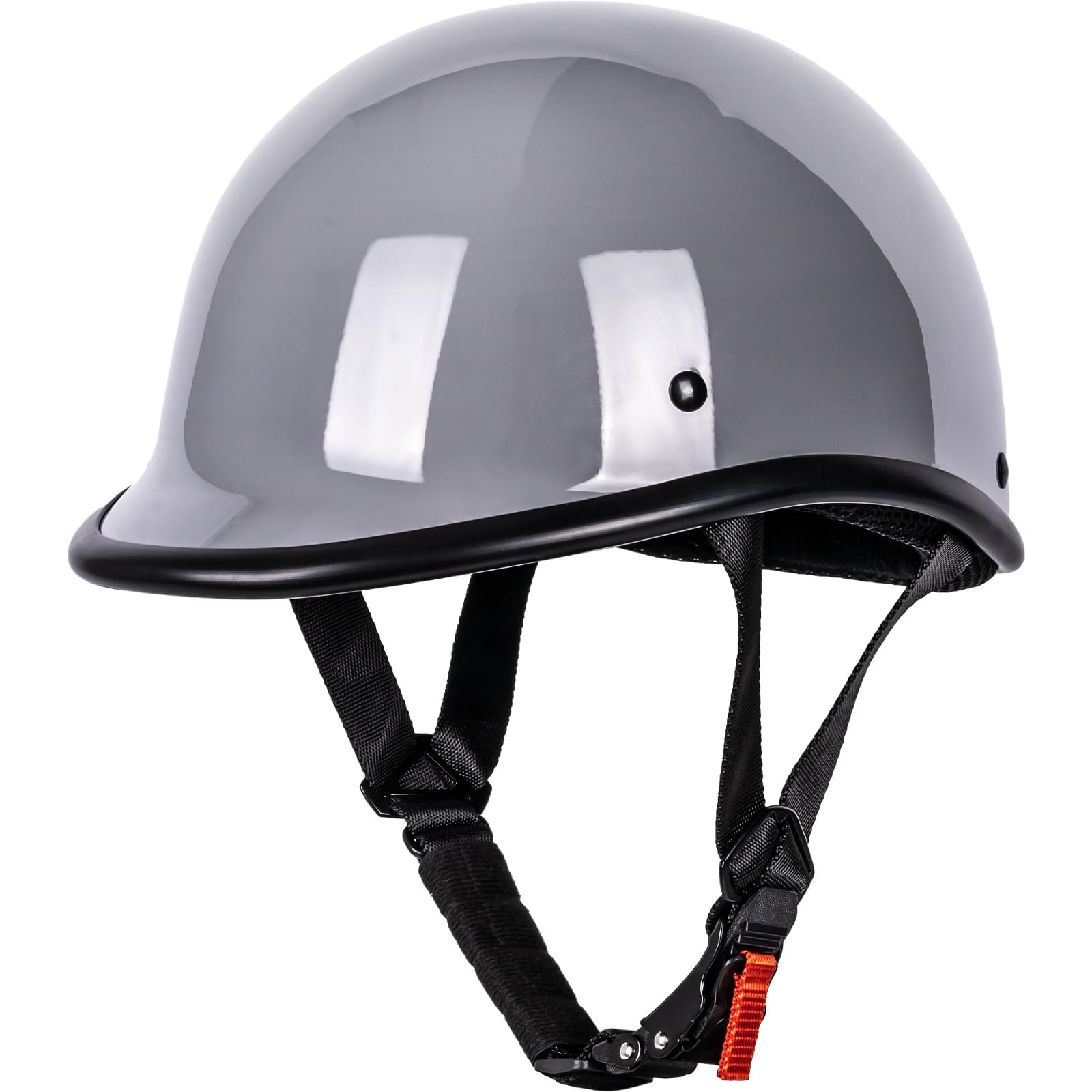 Photo 1 of Yesmotor Motorcycle Helmet Half Shell Hawk Style Helmets Compact Lightweight Open Face for Motorcycle Street Bike Cruiser Moped - DOT Approved (Gray,M)
