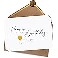 JoliCoon 18th Birthday Cards Girls With Premium Dark Red Envelope - 18th Birthday Card For Girls