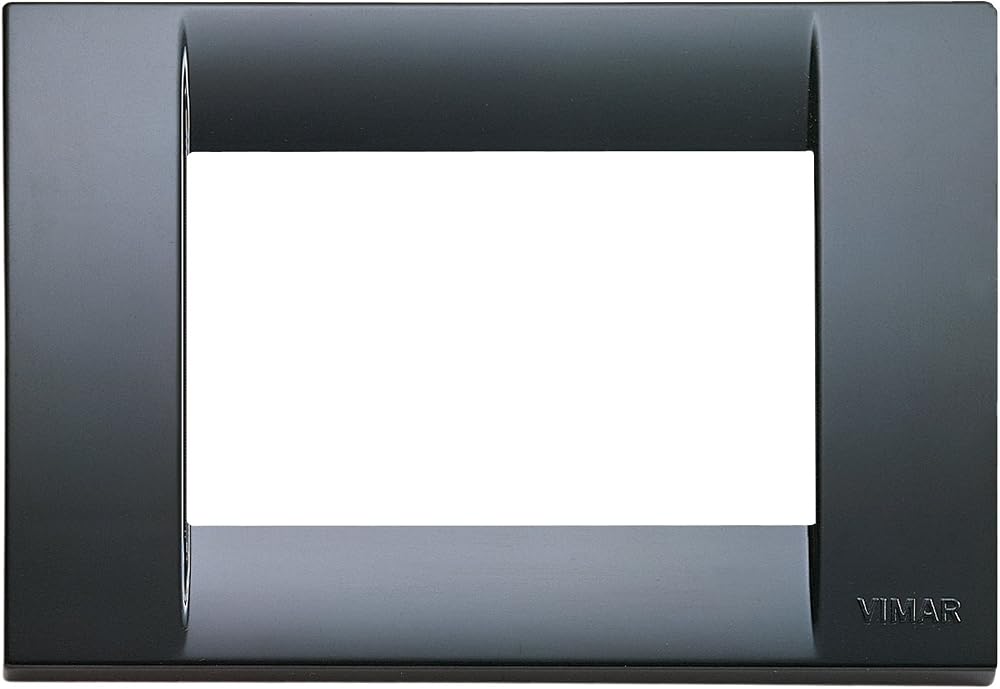 VIMAR Idea Classic 3 Module Technopolymer Plate Graphite Grey 16743.15