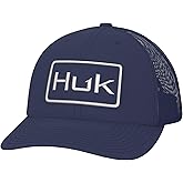 HUK Youth Trucker Hat, Anti-Glare Snapback Fishing Hat for Kids
