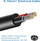 LightingWill 32.8ft 18AWG 2 Core Tinned Copper Low Voltage Wire 10m view 2