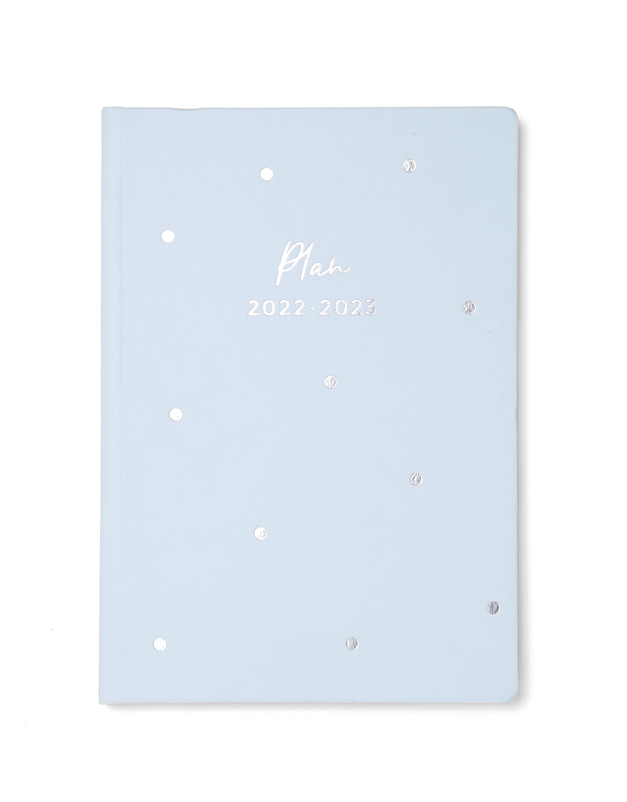 Letts of London A5 Dots Week to View 22.23 Academic Diary - ice Blue (23-031702)