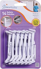 Dreambaby Safety Catches for Cupboards & Drawers 14 Pack Childproof Locks view 7