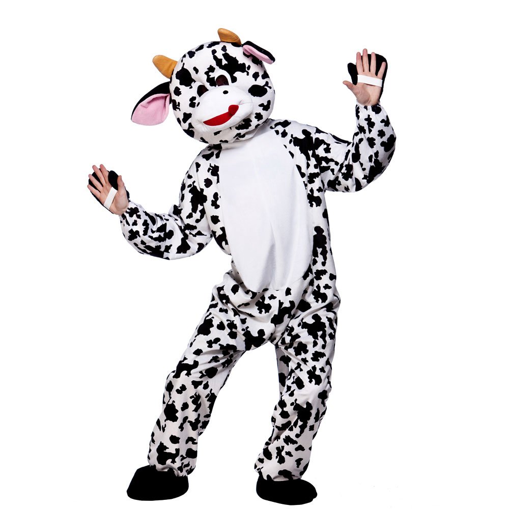 Wicked Costumes Adult Deluxe Cow Fancy Dress Mascot - One Size