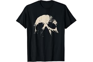 BIVIPO Skull Grunge Graphic for Women Men T-Shirt