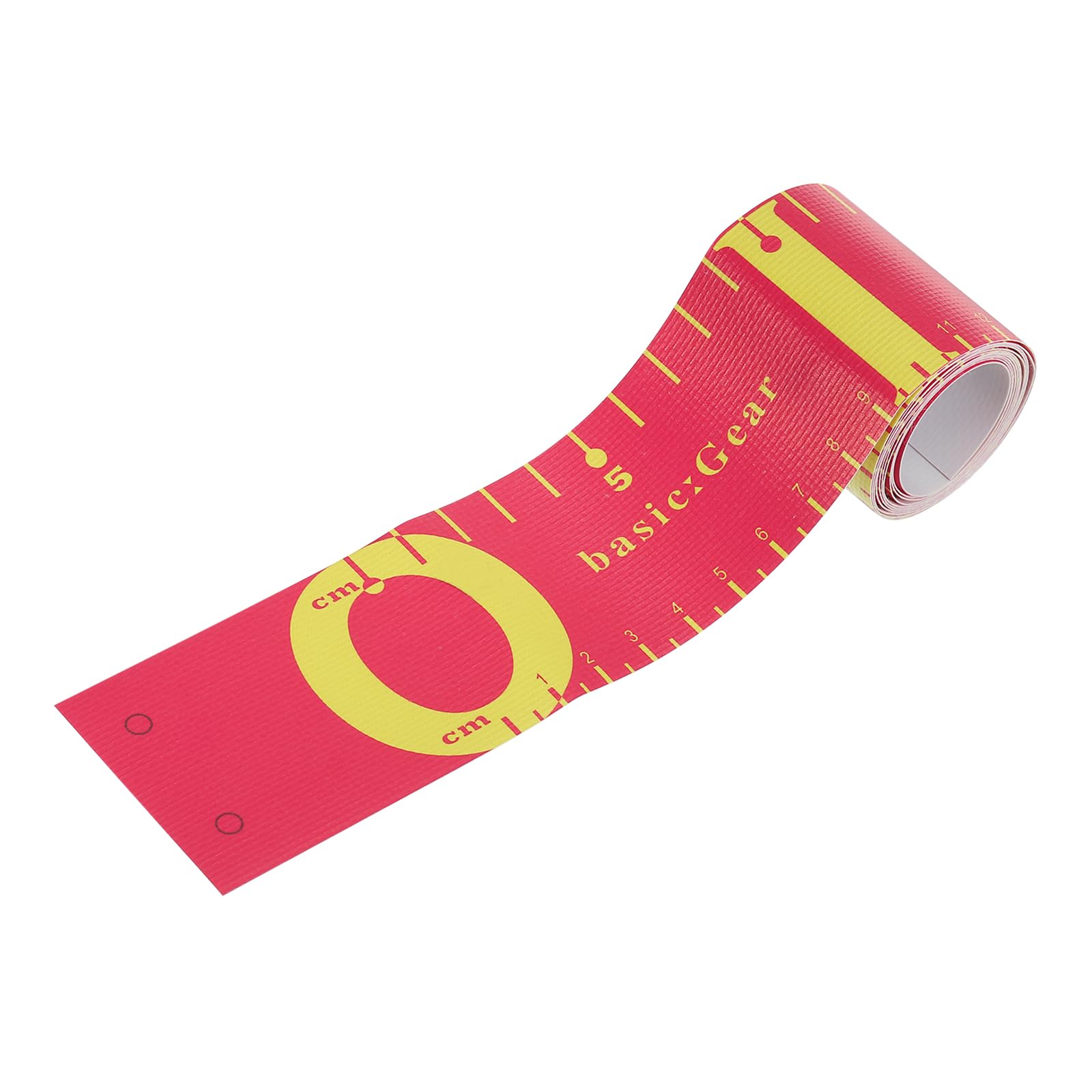 PATIKIL Fish Ruler 120cm, Waterproof Fish Measuring Tape for Boat Fishing Kayak Workbench, Red Yellow