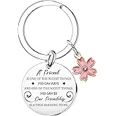 Nfyxcaz Friendship Gifts For Women Friend Bestie Gifts Friendship Keychain Christmas Birthday Present For Friends