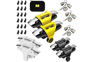 MIKIRINI 28 in 1 Mobile Gaming Controller Compatible with PUBG/Knives Out/Call of Duty Mobile, Cell Phone Game L1R1 Trigger Shooter for iPhone and Android Phones (M9-3Combo)