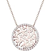 Alef Bet by Paula Hebrew Shema Israel Prayer Pendant for Women and Girls