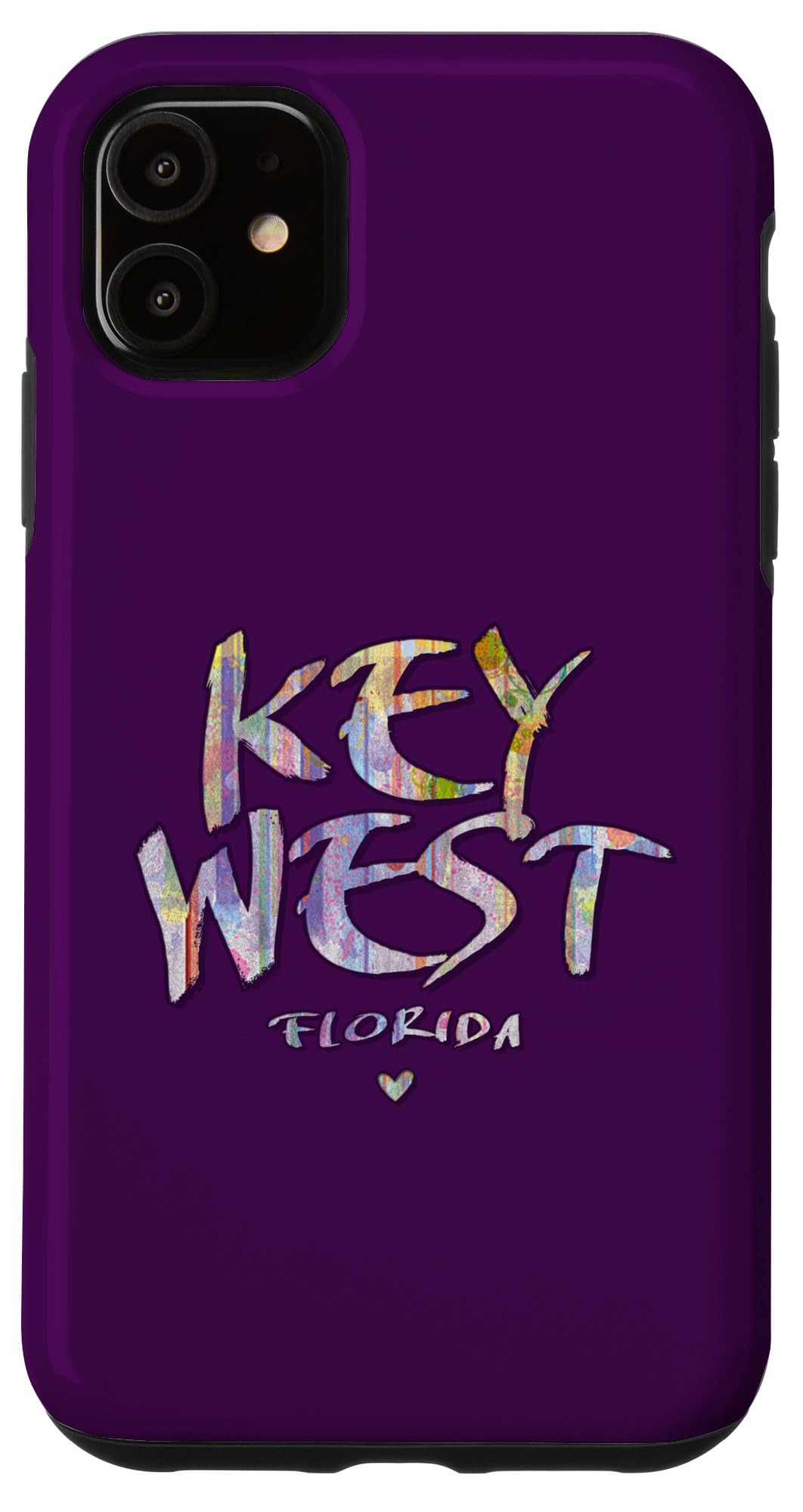 iPhone 11 Key West Florida - Key West FL Watercolor Logo Case